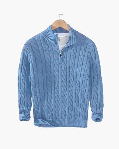 Myles | Zipped Cable Sweater