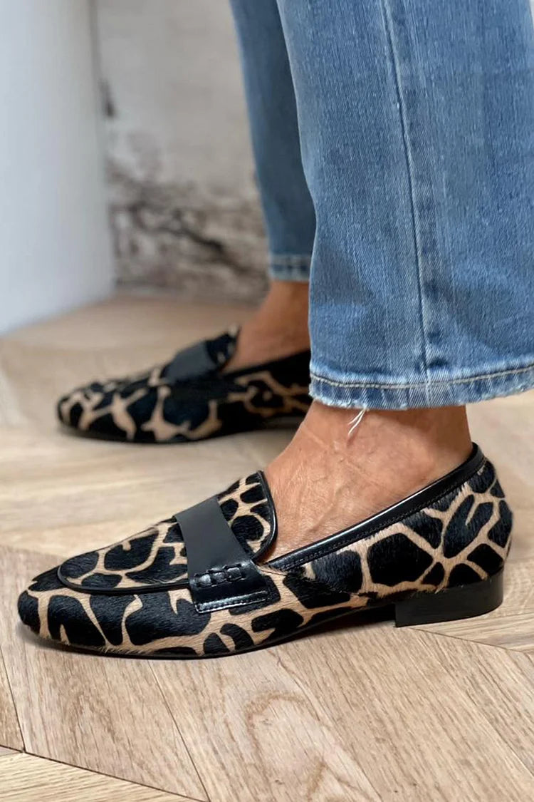 Ella & James | ANIMAL PRINT LOAFERS