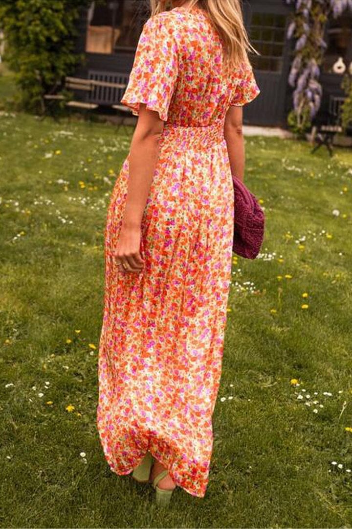 Sandy™ | Elegant V-Neck Maxi Dress
