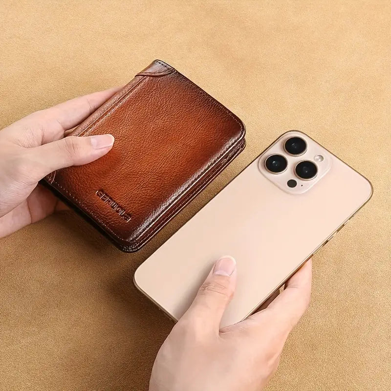 Men's RFID Blocking Slim Bifold Wallet | Mars