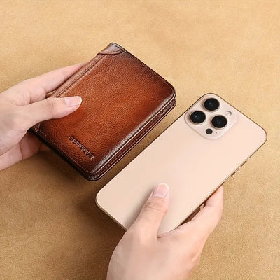 Men's RFID Blocking Slim Bifold Wallet | Mars