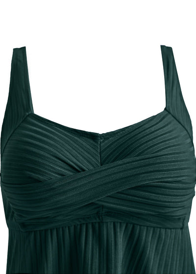 ALINA | ELEGANT TURQUOISE TANKINI SET