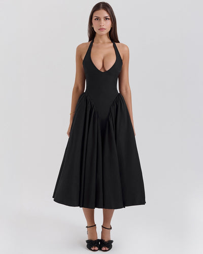 Monroe – Iconic Style Red Midi Dress