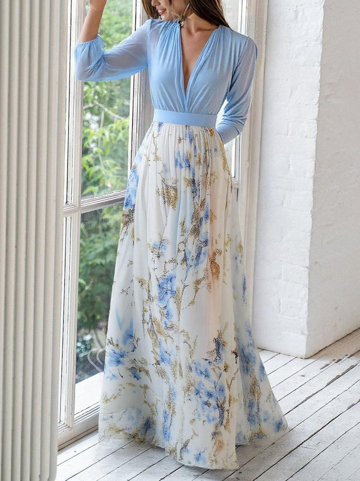 Tessa™ Long Dress with Floral Print