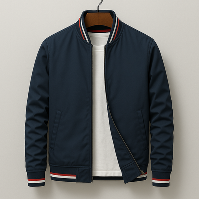 Rufus | Elegant Striped Bomber Jacket