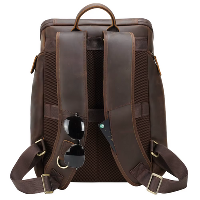 Laptop Leather Backpack | Zoltan