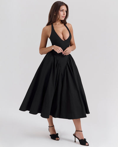 Monroe – Iconic Style Red Midi Dress