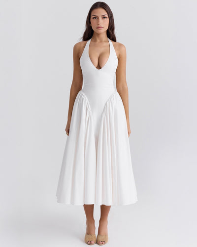 Monroe – Iconic Style Red Midi Dress