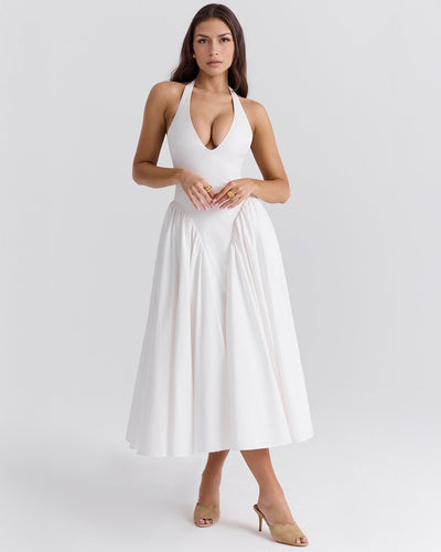 Monroe – Iconic Style Red Midi Dress