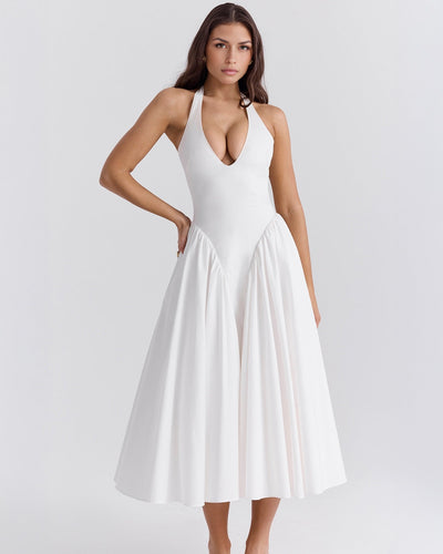 Monroe – Iconic Style Red Midi Dress