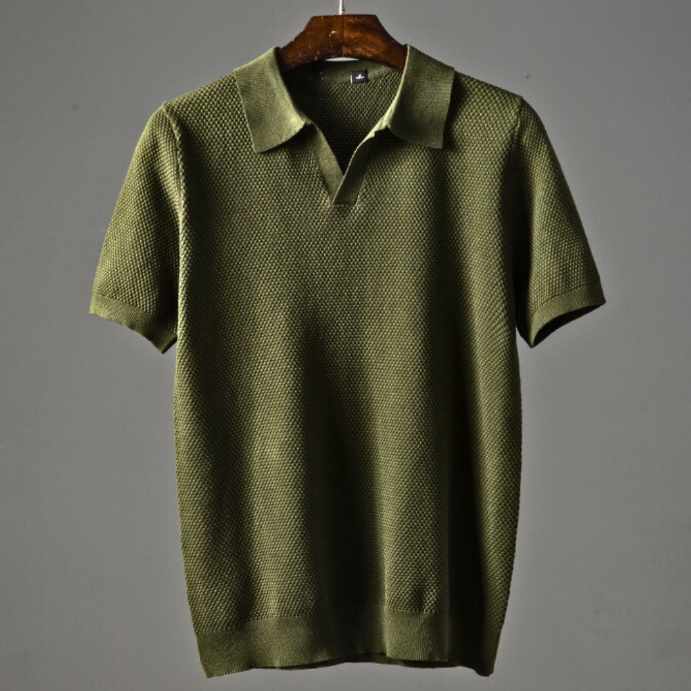 Sebastian | Knitted Polo Shirt