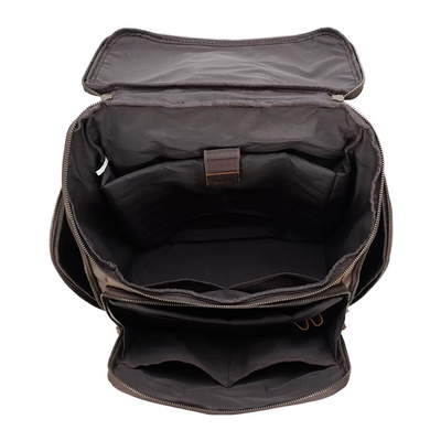 Laptop Leather Backpack | Zoltan