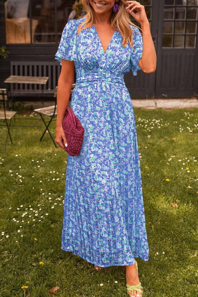 Sandy™ | Elegant V-Neck Maxi Dress