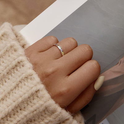 Silver Ring with Paw Design