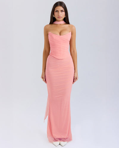 Malu – Pink Dress with Natural Charm