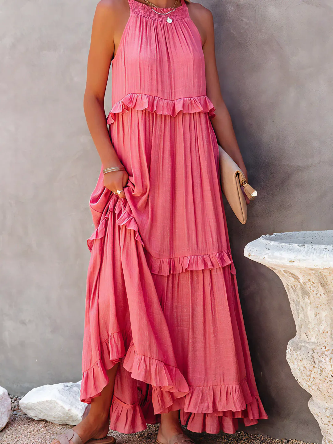 Darcey™ Ruffle Breeze Maxi Dress