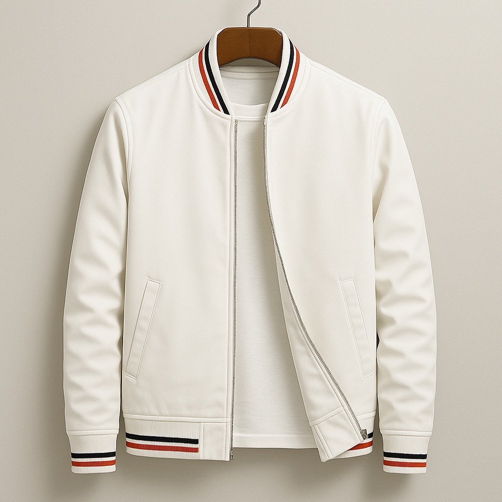 Rufus | Elegant Striped Bomber Jacket
