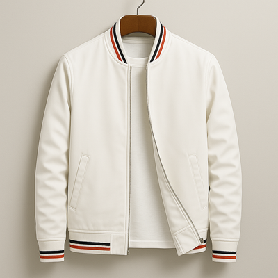 Rufus | Elegant Striped Bomber Jacket