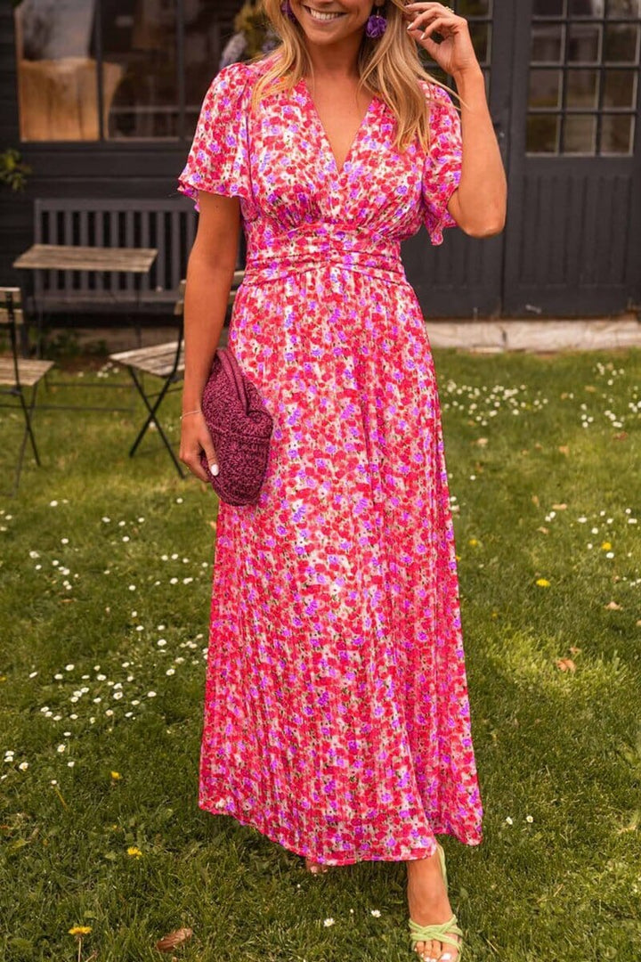 Sandy™ | Elegant V-Neck Maxi Dress