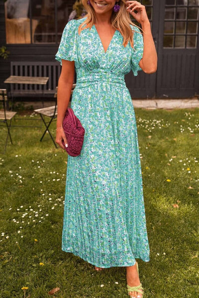 Sandy™ | Elegant V-Neck Maxi Dress