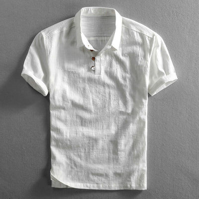 Brandon | Linen Polo