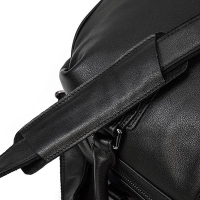 Black Leather Holdall | Zion