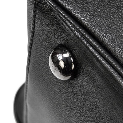 Black Leather Holdall | Zion