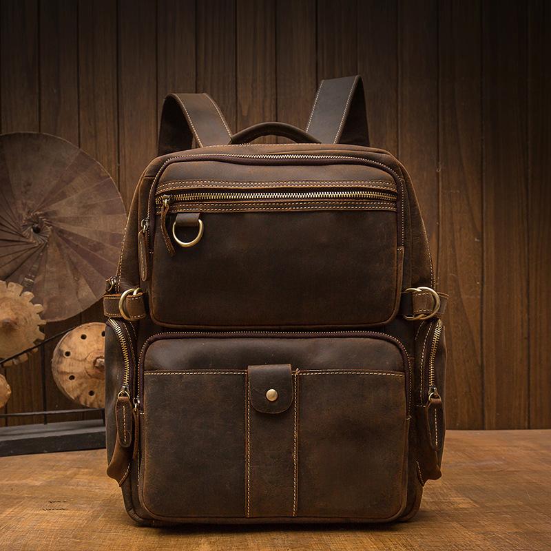 Brown Leather Backpack | Journey