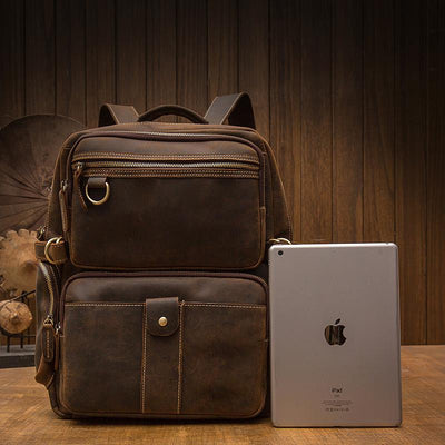 Brown Leather Backpack | Journey