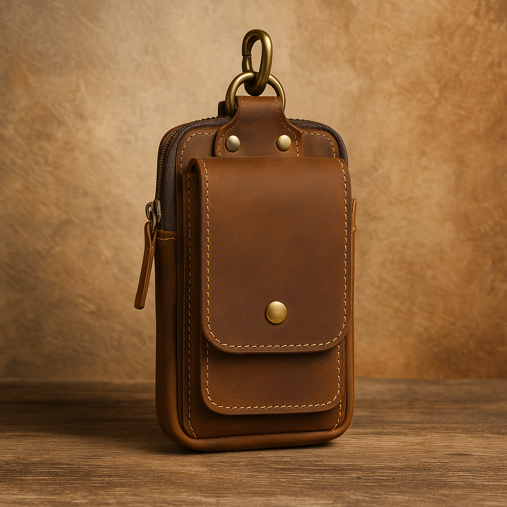 Vintage Leather Waist Bag | Zavier