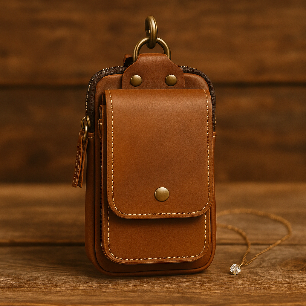 Vintage Leather Waist Bag | Zavier