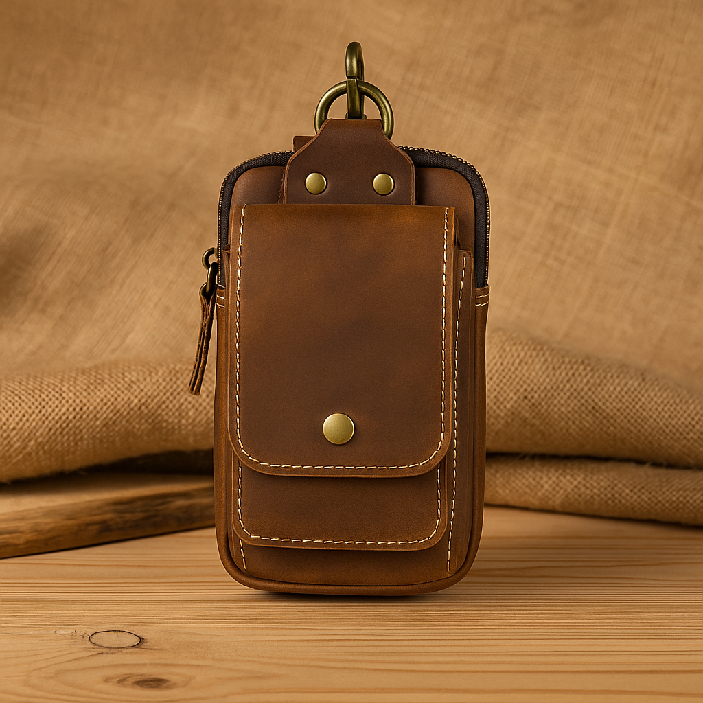 Vintage Leather Waist Bag | Zavier