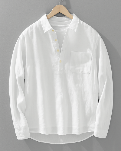 Logan | Linen Popover Shirt