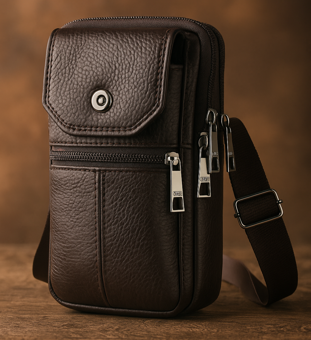 Leather Travel Duffel Bag | Flint