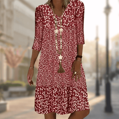 NINA | ELEGANT DRESS WITH PRINT