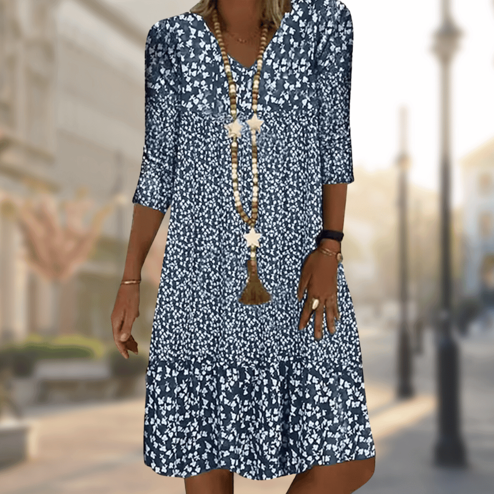 NINA | ELEGANT DRESS WITH PRINT