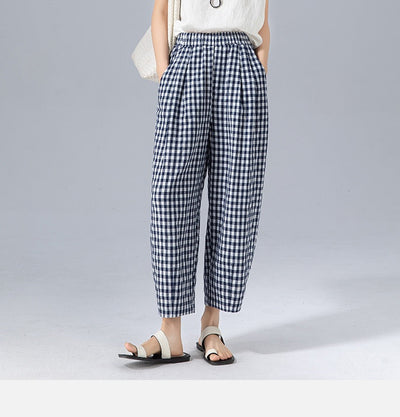 Sabby | Gingham Trousers