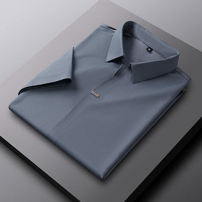 Joshua | Cotton Polo Shirt with Silk