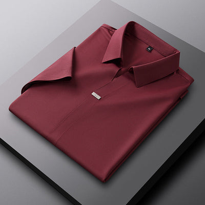 Joshua | Cotton Polo Shirt with Silk
