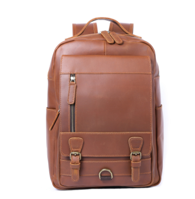 Tan Leather Backpack | Corbinian