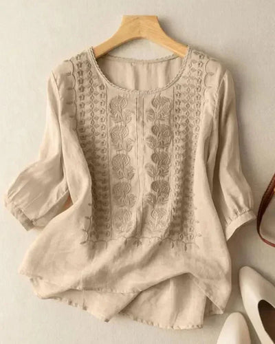 Cristine | Delicate Cotton Blouse