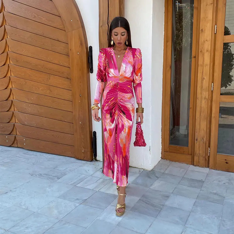 Emilia - Pink Mirage Party Dress