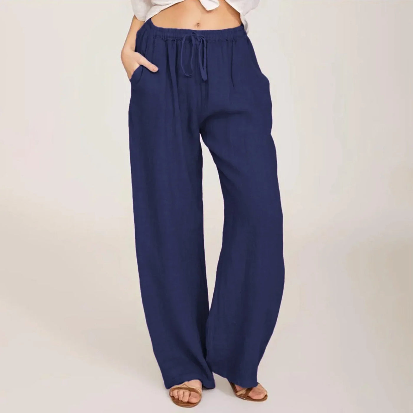 Julia - Comfortable Cotton Linen Pants