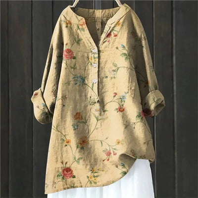 Emilia | Floral Accent Blouse