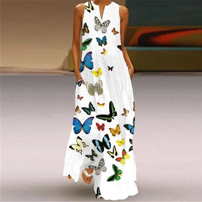 Aurelia™ | Butterfly Bloom A-Line Dress