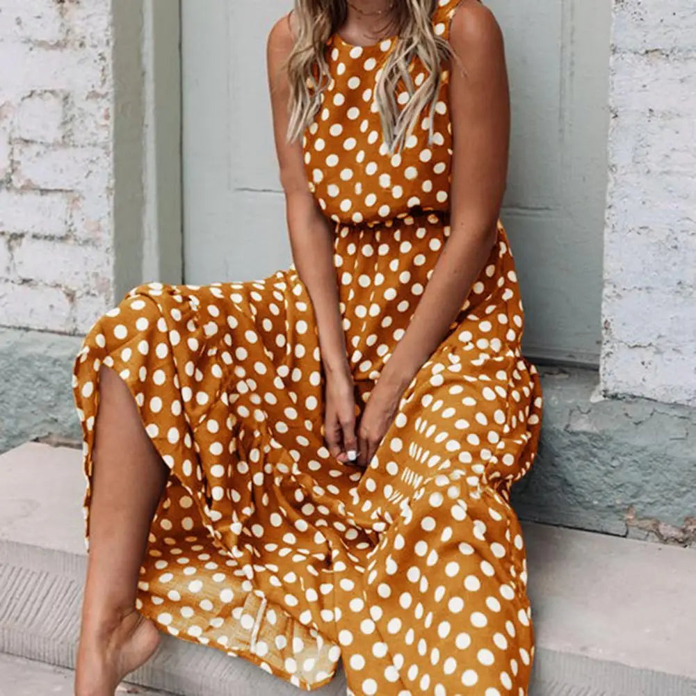 Capri™ | Dotted Maxi Dress