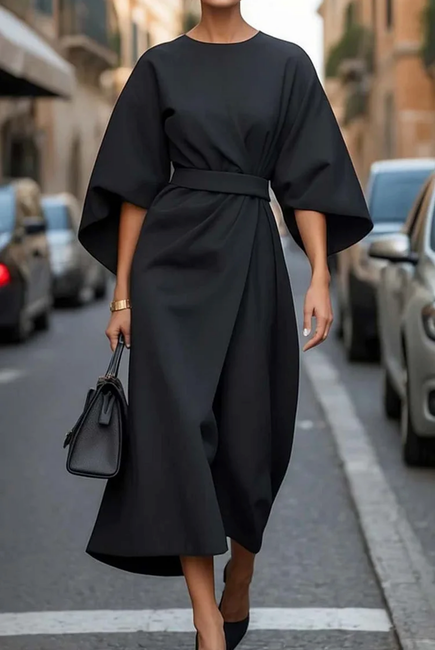 Véda™ | Luxe Lantern Sleeve Dress