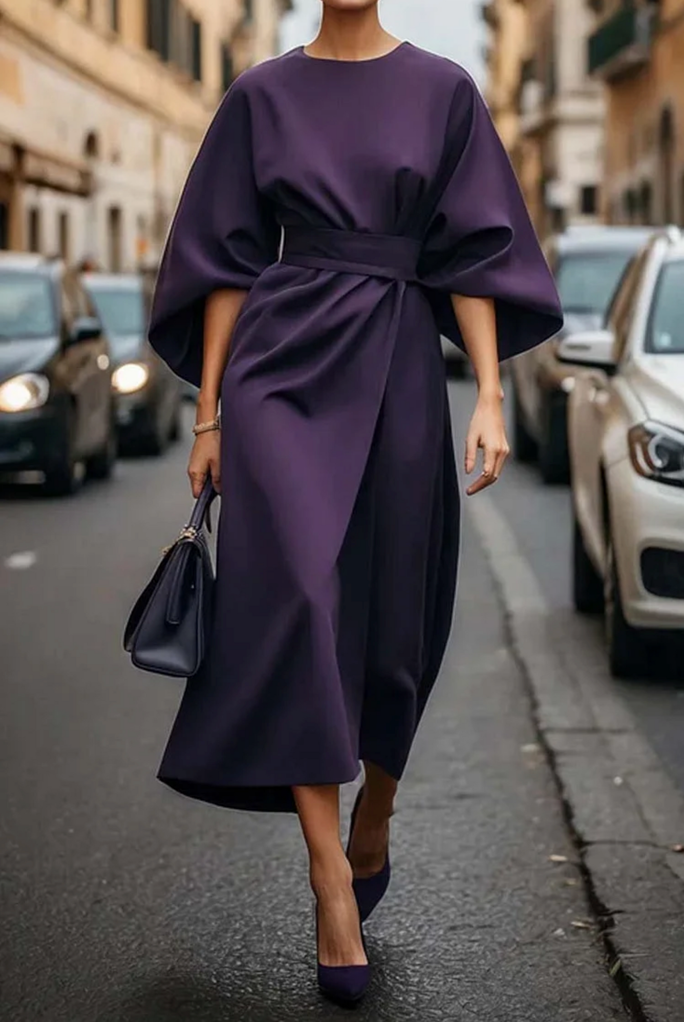 Véda™ | Luxe Lantern Sleeve Dress