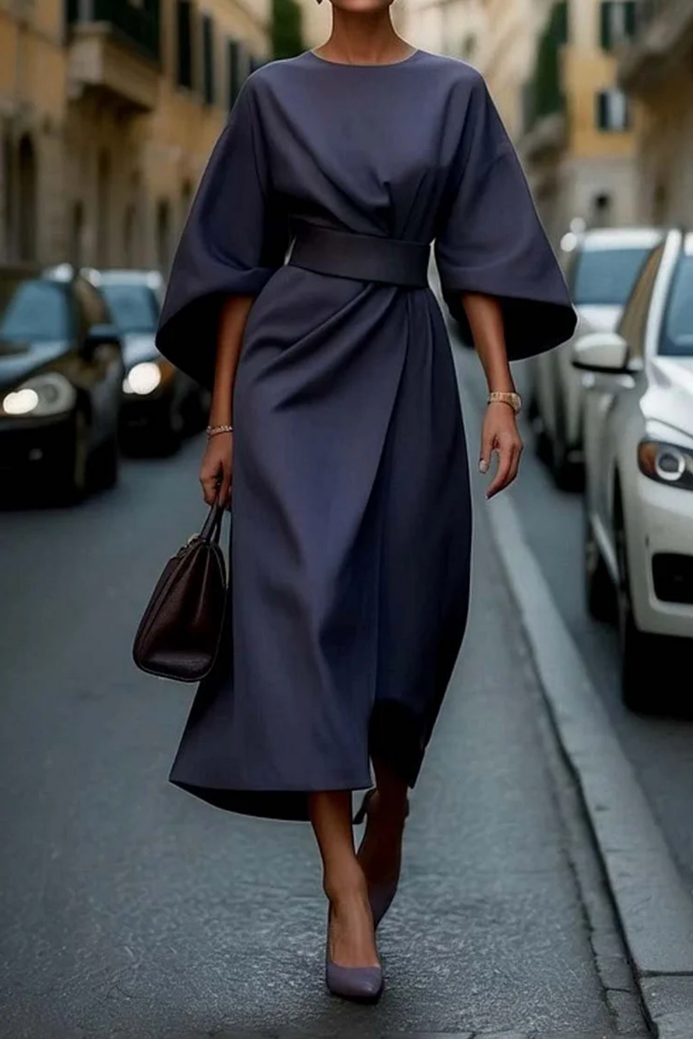 Véda™ | Luxe Lantern Sleeve Dress