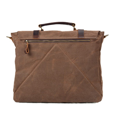 Canvas and Leather Messenger Bag | Wilder